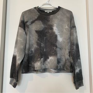 GAZE Tie Dye Long Sleeve Crew Neck Shirt